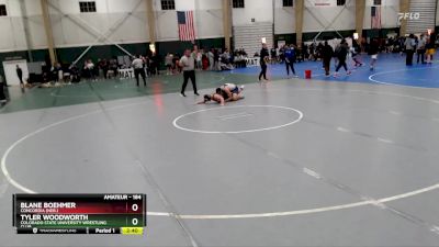 184 lbs Champ. Round 1 - Tyler Woodworth, Colorado State University Wrestling Club vs Blane Boehmer, Concordia (Neb.)