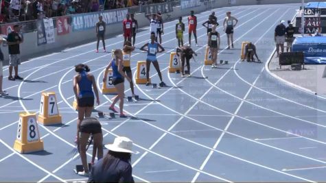 Youth Girls' 200m Hurdles Championship, Finals 1 - Age 14