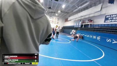 285 lbs Cons. Round 3 - Dalton McRae, Campbell County vs Jake Harmon, Sheridan