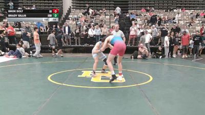 149-A lbs 2nd Place - Brok Solt, Beach Bums vs Brady Gillis, Rhode Rage Wrestling
