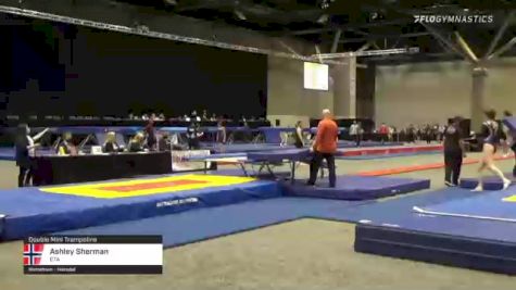 Ashley Sherman - Double Mini Trampoline, ETA - 2021 USA Gymnastics Championships