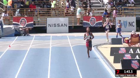 Youth Girls' 800m, Finals 1 - Age 12