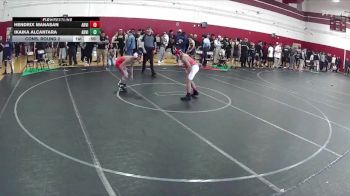 120 lbs Cons. Round 2 - Hendrix Manasan, Arbor View vs Ikaika Alcantara, Arbor View