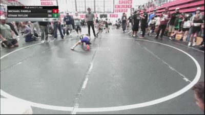 55 lbs Round Of 16 - Michael Fabela, Chickasha Youth Wrestling vs Ethan Taylor, Shelton Wrestling Academy