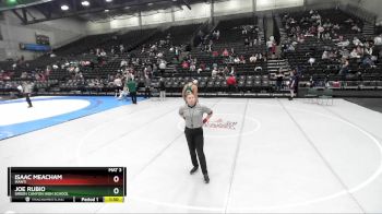 218 lbs Cons. Round 4 - Joe Rubio, Green Canyon High School vs Isaac Meacham, Manti