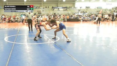 120 lbs Rr Rnd 1 - Blake Edgell, Hilltopper Wrestling Club - HSB vs NATHAN ORTIZ, Gold Standard Wrestling - HSB