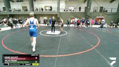 145 lbs Quarterfinal - Colby Ducatt, Team Aggression Wrestling Club vs Micah Frank, Inland Northwest Wrestling Training Center