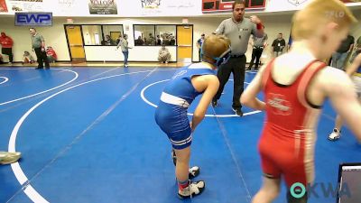 75-83 lbs Rr Rnd 3 - Kaisen Kelley, Tiger Trained Wrestling vs Braxton Lemmons, Barnsdall Youth Wrestling