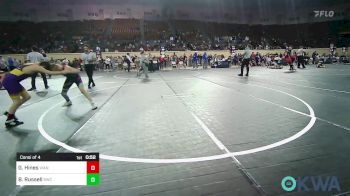 85 lbs Consi Of 4 - Gage Hines, Vian Wrestling Club vs Braxton Russell, Salina Wrestling Club