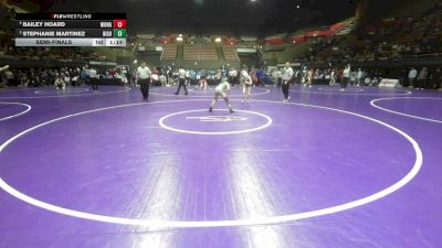 100 lbs Semifinal - Bailey Hoard, Monache vs Stephanie Martinez, Highland (Bakersfield)