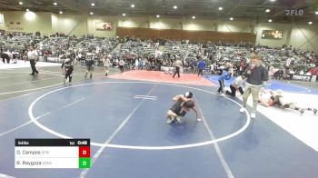 54 lbs Round Of 16 - Damian Campos, Spring Hills Wrestling vs Ramon Raygoza, Spanish Springs WC
