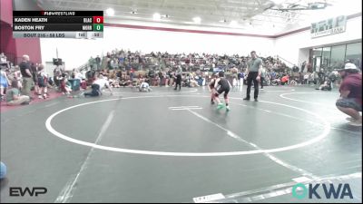 58 lbs Semifinal - Kaden Heath, Blackwell Wrestling Club vs Boston Fry, Morrison Takedown Club