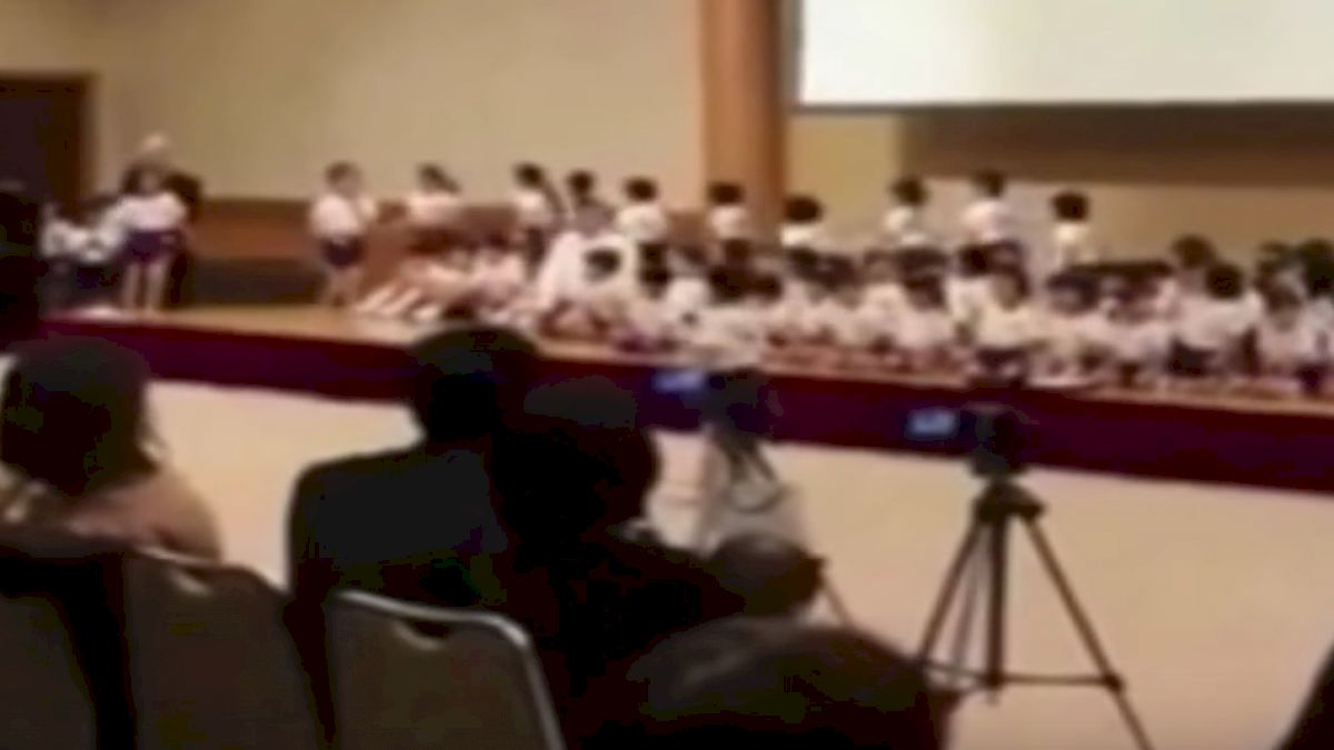 Little Gymnast Displays Epitome Of Determination