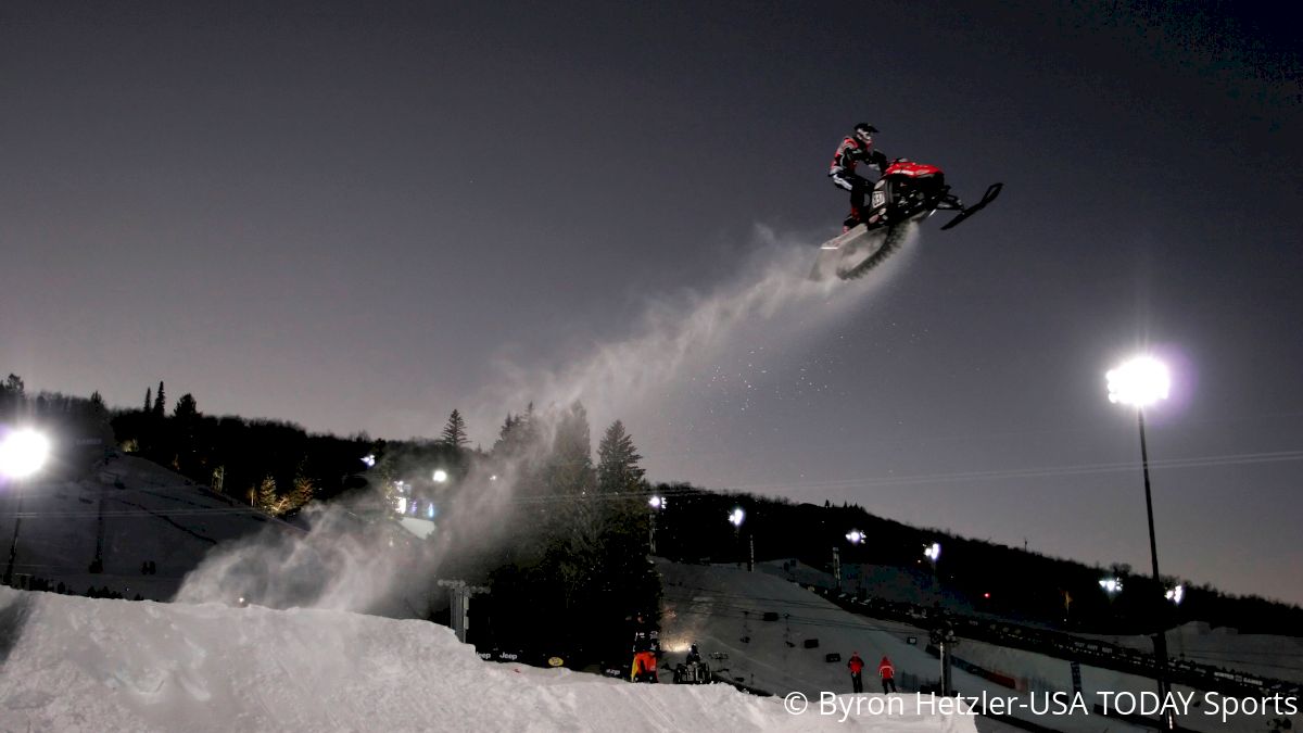 After Two Attempts, Snowmobile Double Backflip Stays Unconquered At X Games