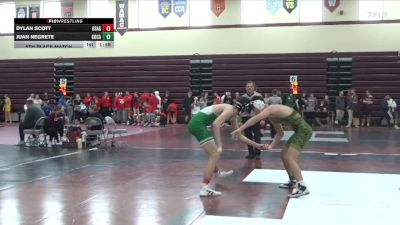 JV-22 lbs 5th Place Match - Dylan Scott, Osage vs Juan Negrete, Columbus Catholic