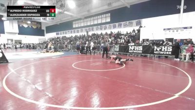 113 lbs Champ. Round 1 - Alekzander Espinoza, Palm Desert vs Alfredo Rodriguez, Hillcrest
