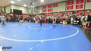 102 lbs Quarterfinal - Alaja Kinnaird, Poteau vs Justice Davis, Coweta