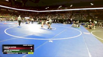 285 Class 2 lbs Champ. Round 1 - Jacob Schweigert, Ste. Genevieve vs Marcas Eaton, Cameron