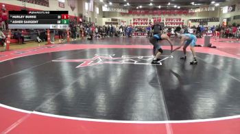 130 lbs Round 4 - Asher Sargent, Gladstone WC vs Hurley Burke, Spooner Rails