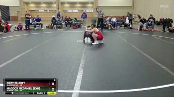 110 lbs Round 1 (8 Team) - Maddox McDaniel (EXH), Xtreme Team vs Ozzy Elliott, Glasgow WA
