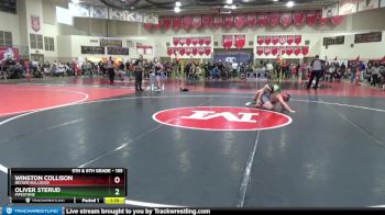 155 lbs 1st Place Match - Oliver Sterud, Pipestone vs Winston Collison, Becker Bulldogs