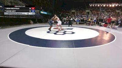 285 lbs 5th Place Match - Dean Bechtold, PA vs Jacob Levy, FL