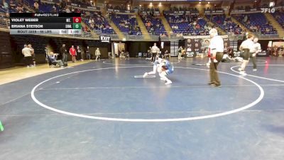 96 lbs Quarterfinal - Violet Weber, Mt. Lebanon vs Briana Stetson, Shaler