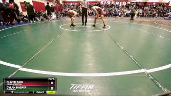 126 lbs Cons. Round 1 - Oliver Bain, Menlo-Atherton vs Dylan Nagaya, San Mateo