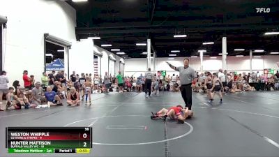 56 lbs Round 4 (6 Team) - Hunter Mattison, Buffalo Valley WC vs Weston Whipple, U2 Stars & Stripes