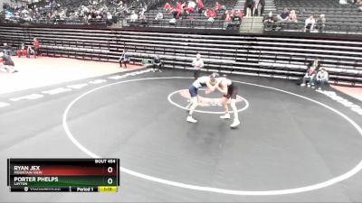 141 lbs Quarterfinal - Ryan Jex, Mountain View vs Porter Phelps, Layton