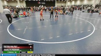 105 lbs Semifinal - Madelyn Medrano, Springdale Elite Wrestling Club vs Payten Van Pelt, Team Champs Wrestling Club