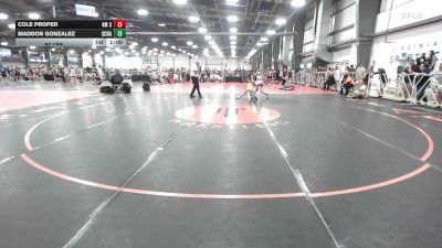 90 lbs Rr Rnd 2 - Cole Proper, 4M Strength - MS vs Maddon Gonzalez, Scrapyard Dawgs - MS