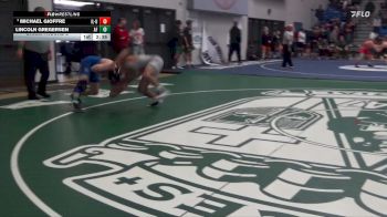 149 lbs Champ. Round 2 - Michael Gioffre, Unattached-Illinois vs Lincoln Gregersen, Air Force
