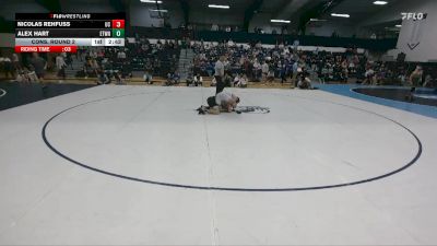 157 lbs Cons. Round 2 - Alex Hart, Elizabethtown vs Nicolas Rehfuss, Ursinus