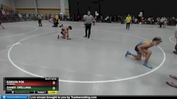 120 lbs Cons. Round 3 - Danek Orellana, Texas vs Karson Poe, Alabama