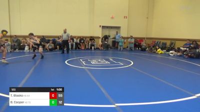 120 lbs Rr Rnd 3 - Ty Blasko, K8 All-American vs Brayden Cooper, K8 Tristate Elite