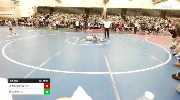 82-J lbs Quarterfinal - Jeremy Mckinney, Attack Mat Club vs Dylan Laird, Ridley