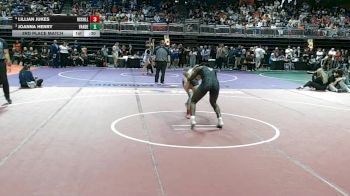 6A 145 lbs 3rd Place Match - Lillian Jukes, Prosper Rock Hill vs Joanna Henry, Austin Vandegrift