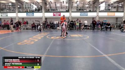 63-66 lbs Quarterfinal - Wyatt Peterson, D.C Elite vs Easton Benyo, Sauk Valley Wrestling