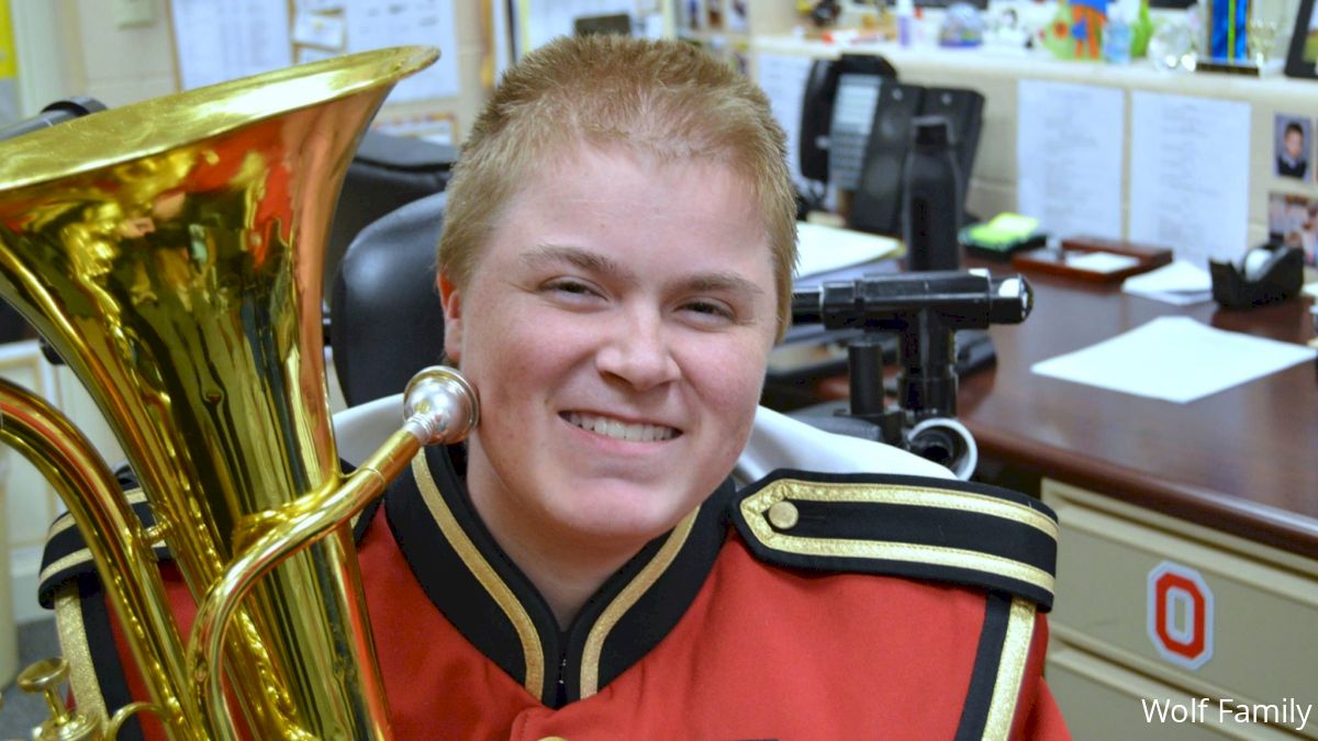 Ohio High School Student Battles Muscular Dystrophy By Marching In Band