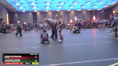 87/92 Round 2 - Maverick Baker, McHenry Wrestling Club vs Jaxon McCrackin, Phenom