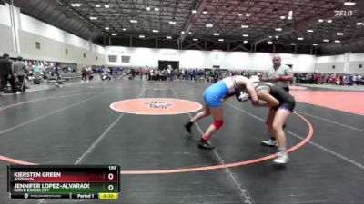 130 lbs Cons. Round 3 - Kiersten Green, Jefferson vs Jennifer Lopez-Alvarado, North Kansas City