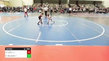 52-B lbs 3rd Place - Sebastian Luthy, Yale St vs Easton DeLauter, Barn Brothers