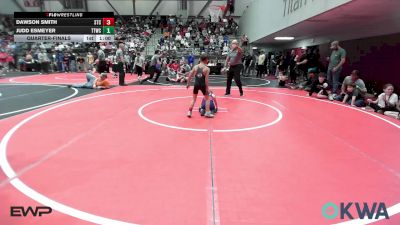 52 lbs Quarterfinal - Dawson Smith, Sallisaw Takedown Club vs Judd Esmeyer, Team Tulsa Wrestling Club