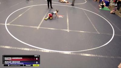 53 lbs Quarterfinal - Huxtin Anderson, Minnesota vs Roman Graham, Pursuit Wrestling Minnesota