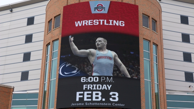 Kyle Snyder On The Marquee Of The Schottenstein