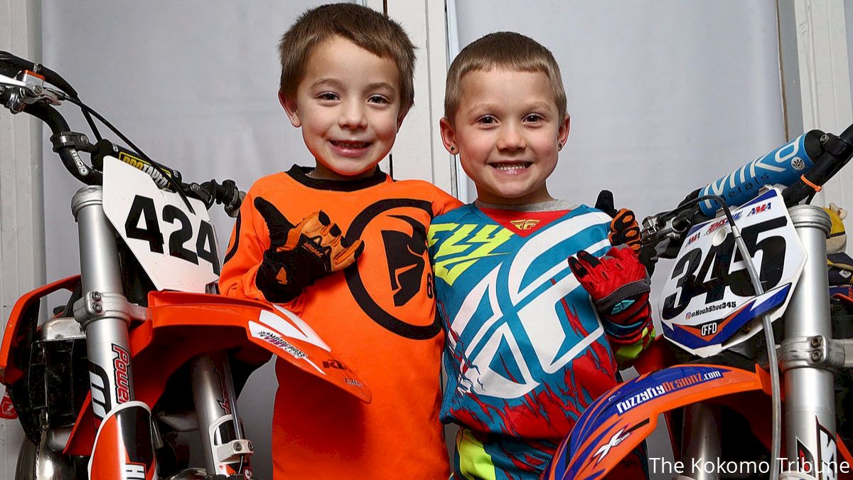Motocross Racing Comes Naturally To Pair Of Five-Year-Old Indiana Boys