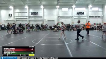 88 lbs Finals (2 Team) - Colton Klipa, Dog Pound vs Kai Maxwell, All American