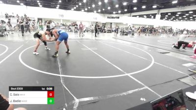 156 lbs Consi Of 4 - Caiden Sais, NM Royalty vs Javon Badie, Madera Grapplers WC