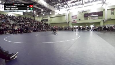 215 lbs Semifinal - Abtin Rostama, El Camino Real vs Steven Perez, BANNING